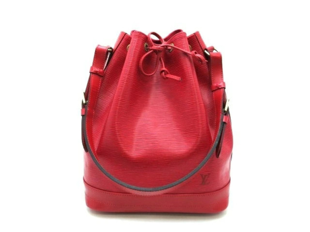 LOUIS VUITTON Noe Shoulder Bag Epi Leather Castilian Red
